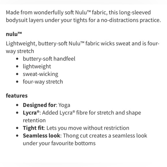 Lululemon Full Freedom Bodysuit
Black Cherry
#121 - Picture 6 of 6